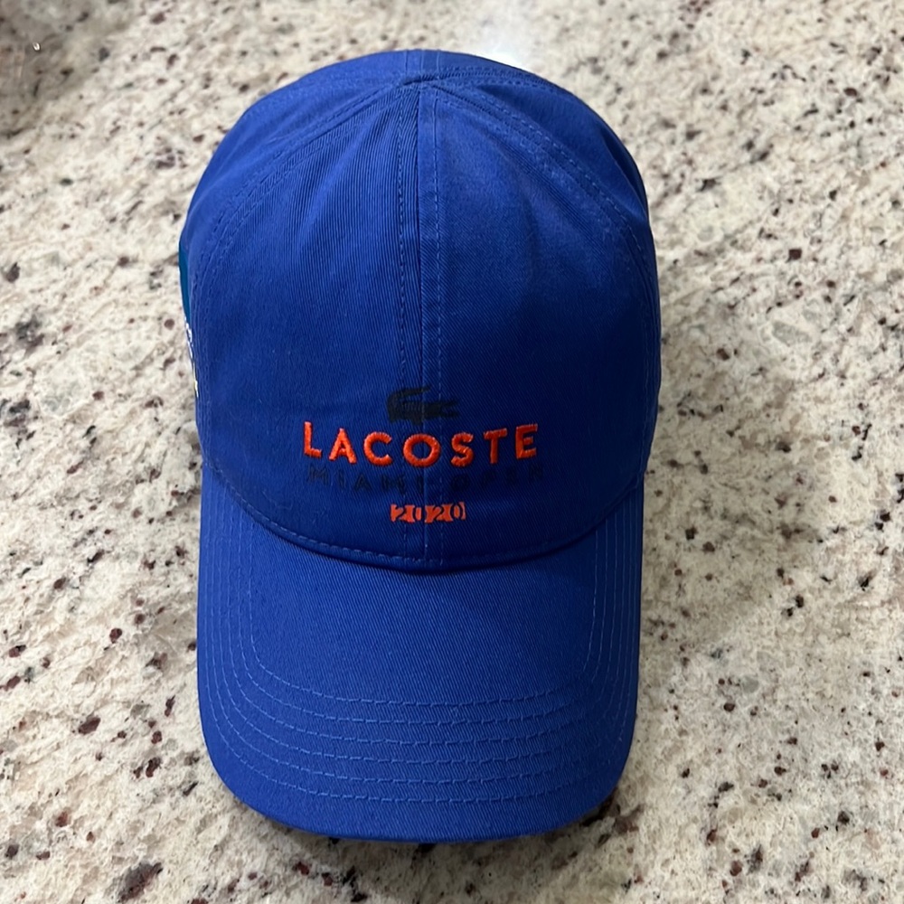 Like new Miami Open Lacoste hat